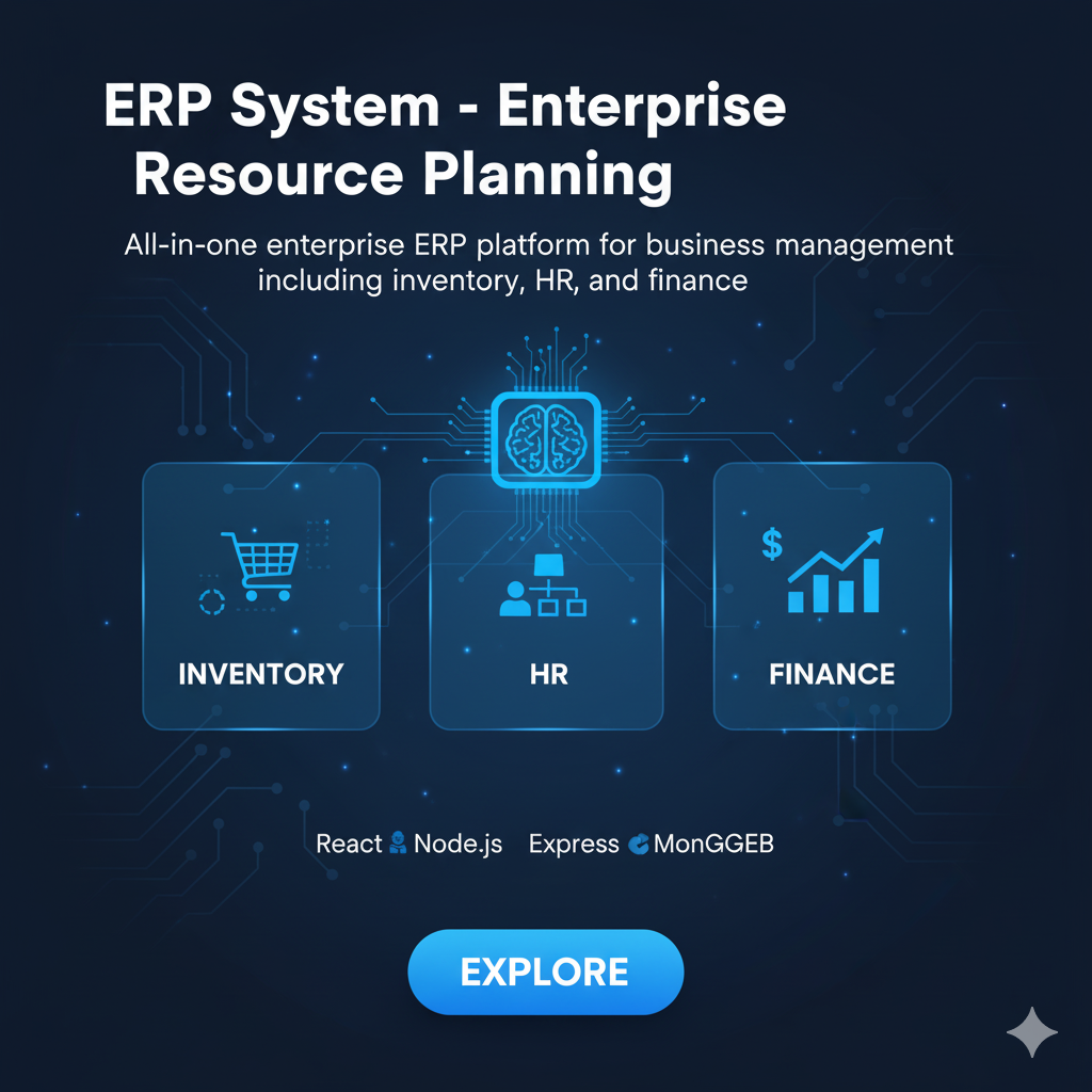 ERP System - Enterprise Resource Planning